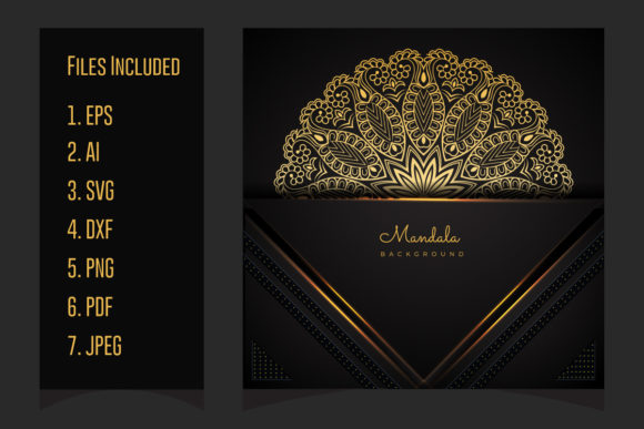 Download Luxury Golden Mandala Arabesque Design - Luxury Collection