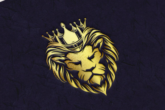 Download Crown Gold Lion Logo Company Premium - Premium Collection