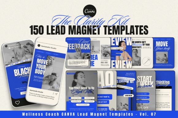 Download Wellness Coach Lead Magnet Templates - Wellness Collection