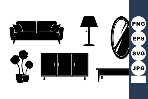 Download Minimalist Home Decor Icons Set - Icon Collection