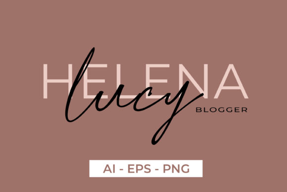 Download Feminine Logo Design, Script Logo - Premium Resources
