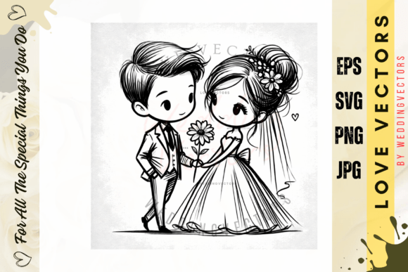 Download Wedding Couple and Love Vectors - C727 - Vectors Collection