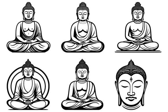 Download Buddha Icon Logo Vector Illustrations - Icon Collection