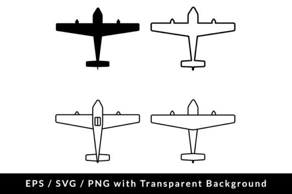 Download Airplane Icon Symbol Set EPS SVG PNG - Icon Collection