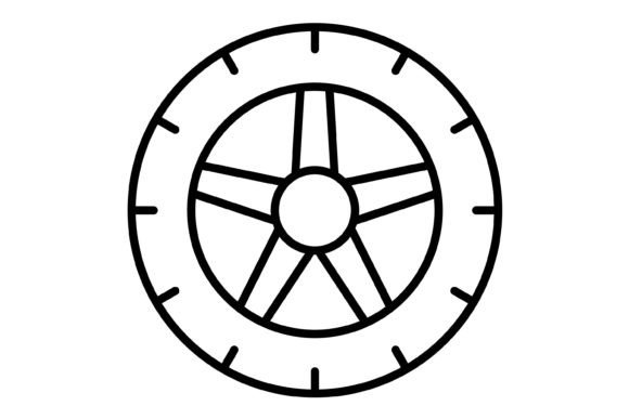 Download Tyre Outline Icon - Icon Collection