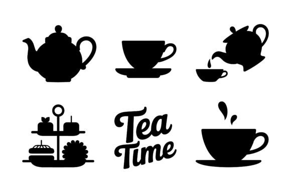 Download Elegant Tea Party &amp; High Tea Icon Set - Icon Collection