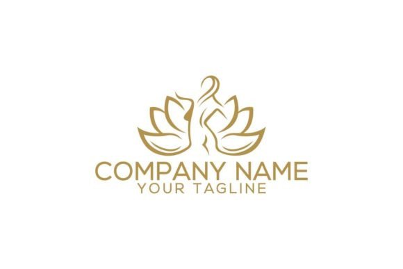 Download Lotus Flower with Women, Feminine  Logo - Premium Bundle