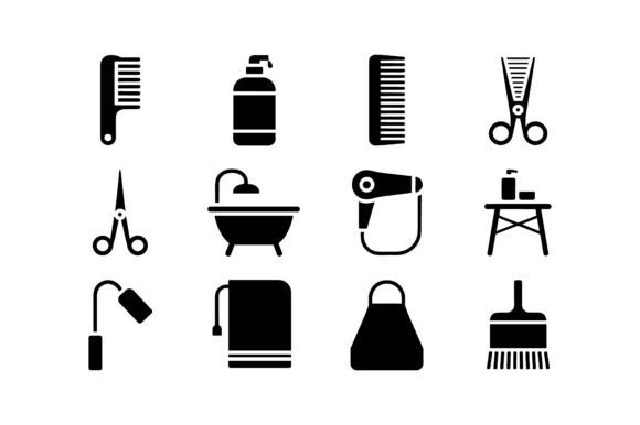 Download Hair Salon &amp; Hairstylist Icon Set - Icon Collection
