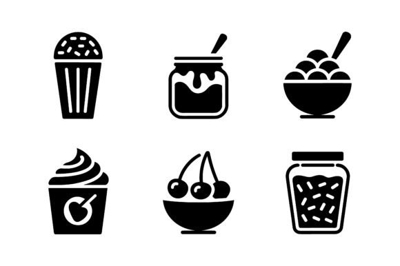 Download Sweet Treats &amp; Dessert Icon Set EPS - Icon Collection
